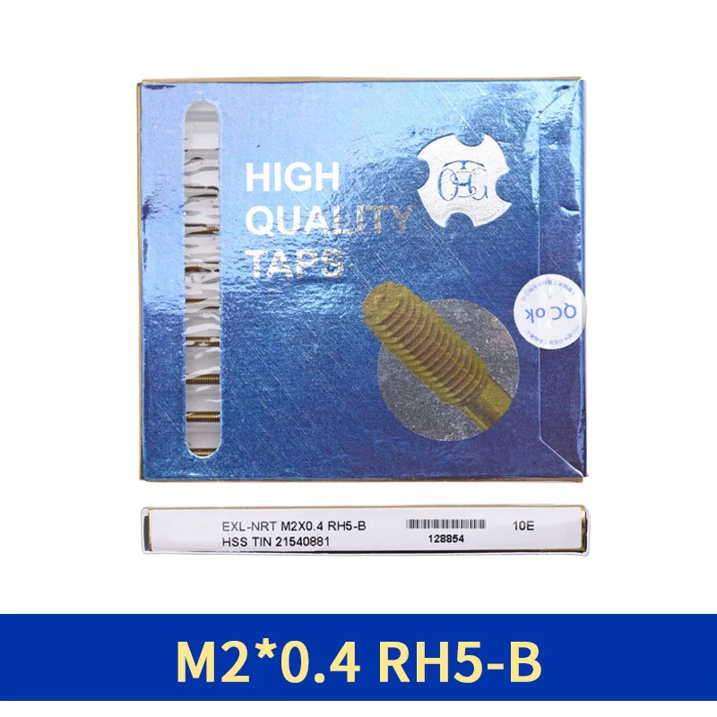 OSG Imported Extruded Tap Titanium Coated M2.0/2.5/3.0/3.5 Dabao TOSG Genuine Tap & Die