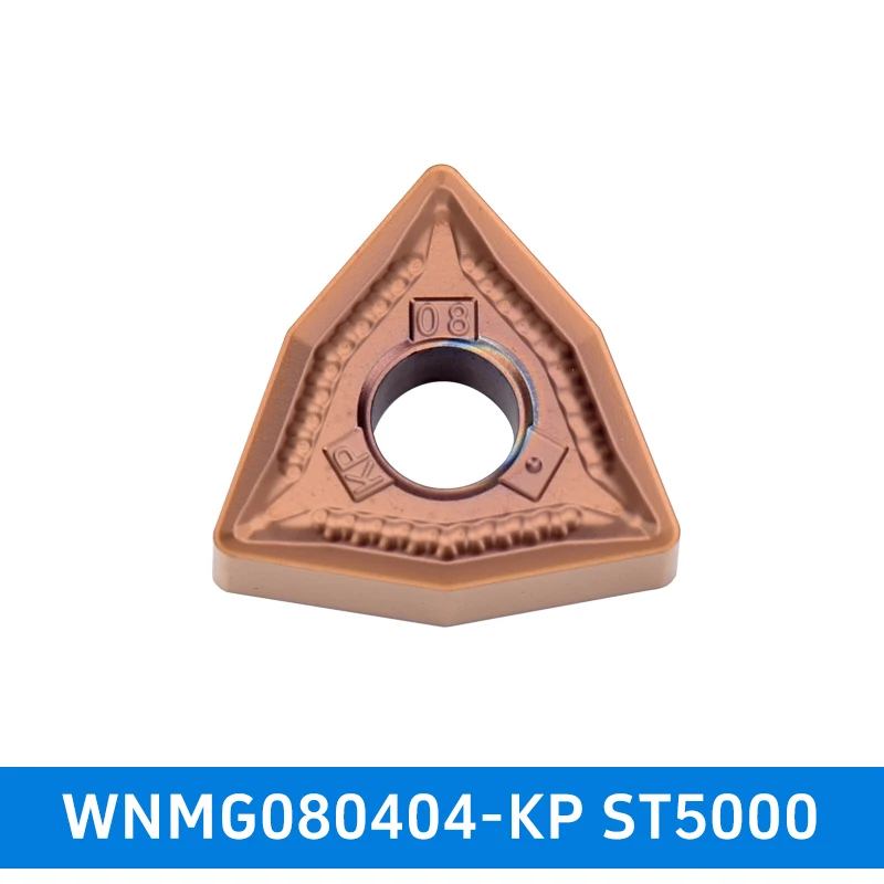 Dalian SANT Triangle CNC Blade After Quenching HRC 62 WNMG080402-KS WNMG080404-KS ST5000