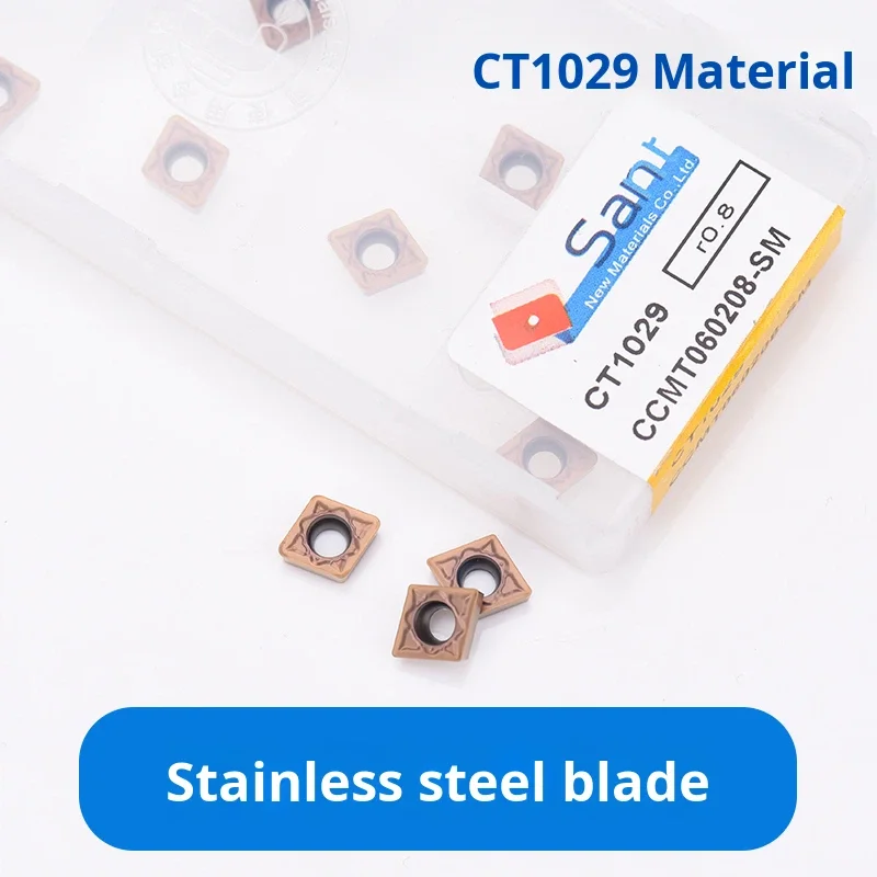 Dalian Shante Stainless Steel Blade Diamond Shape China CCMT060204-SM CCMT060208-SM CT1029