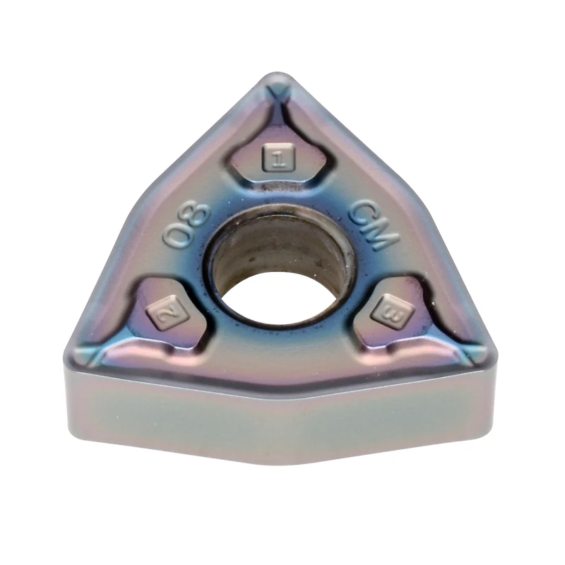 Quenched Steel High Temperature Alloy Special Blade Wnmg080404/080408/Tnmg160404-Au/Cm/Cf Triangle Shape