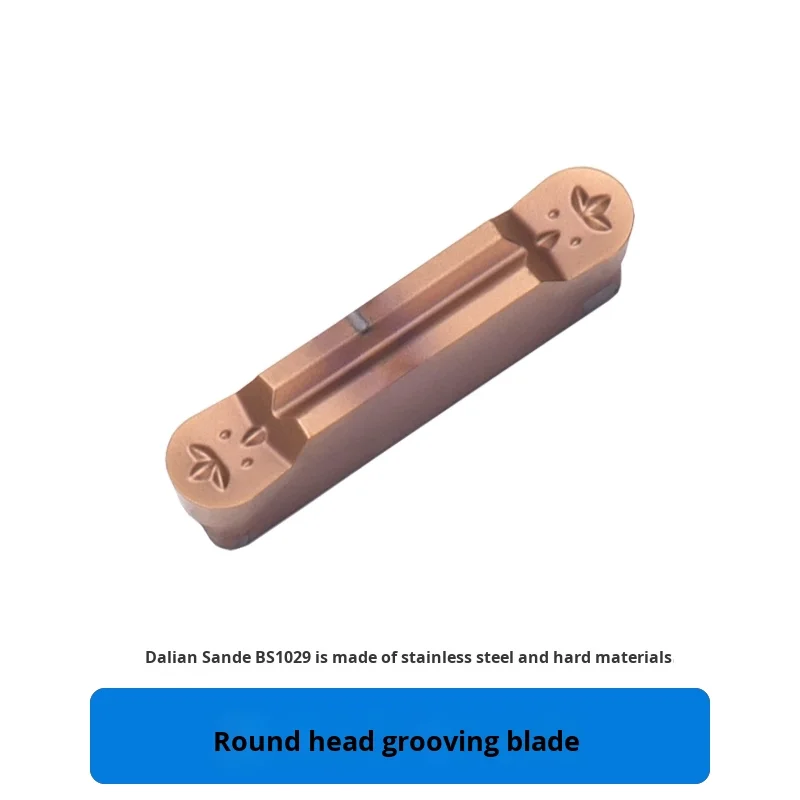 Dalian Sante Stainless Steel Grooving Inserts HRC 38 Round MRMN500-M BS1029 Special Turning Tool