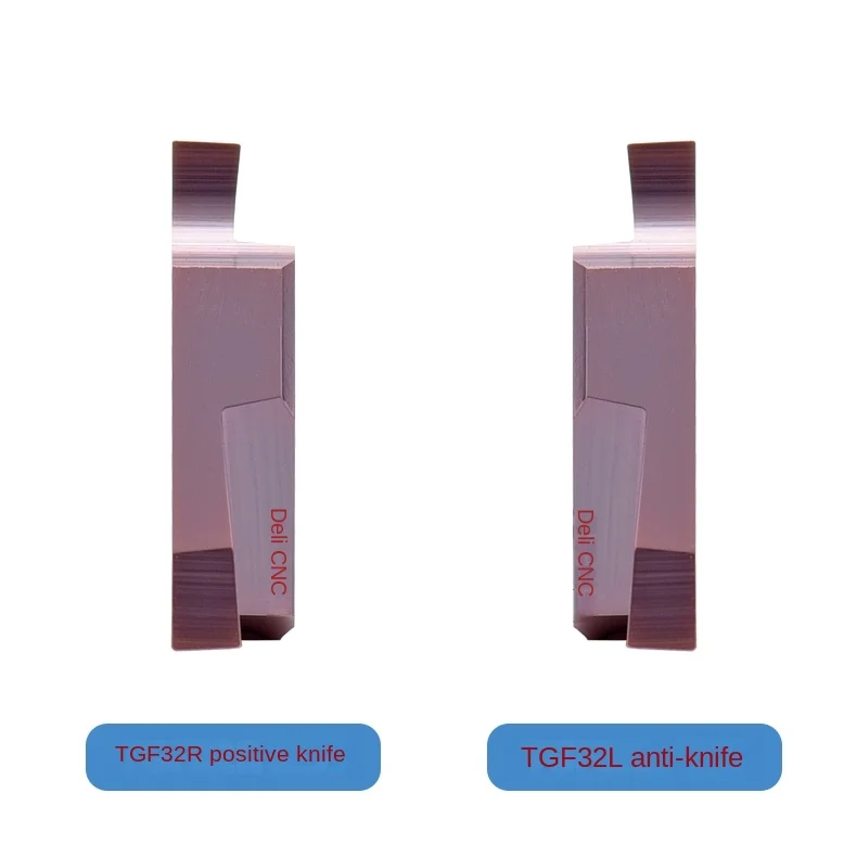 Stand-up Type Internal and External Grooving Knife Grain TGF32L 100/150 Backhand Head Blade Stand-up Shallow Groo