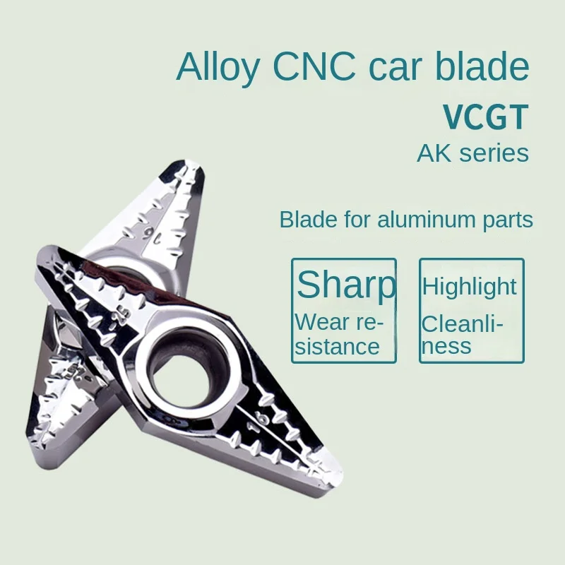 Hub Diamond Blade KEUE CNC OEM VCGT220516/20/30 R-Angle 1.6/2.0/3.0 Processing Copper and Aluminum