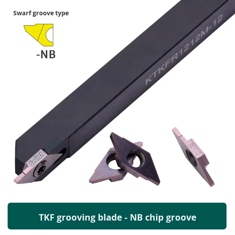 Chengdu Daoqin Grooving Cutting Blade TKF12R100-NB PM125 Stainless Steel China 3-Year Warranty ODM Customized Support