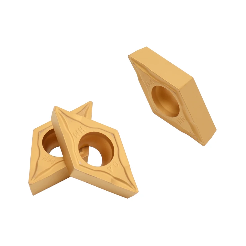Zhuzhou Blade DCMT11T304-HM T308 YBC251 Titanium Aluminum Nitride Coated External Turning Tool for Turning Center OEM Steel