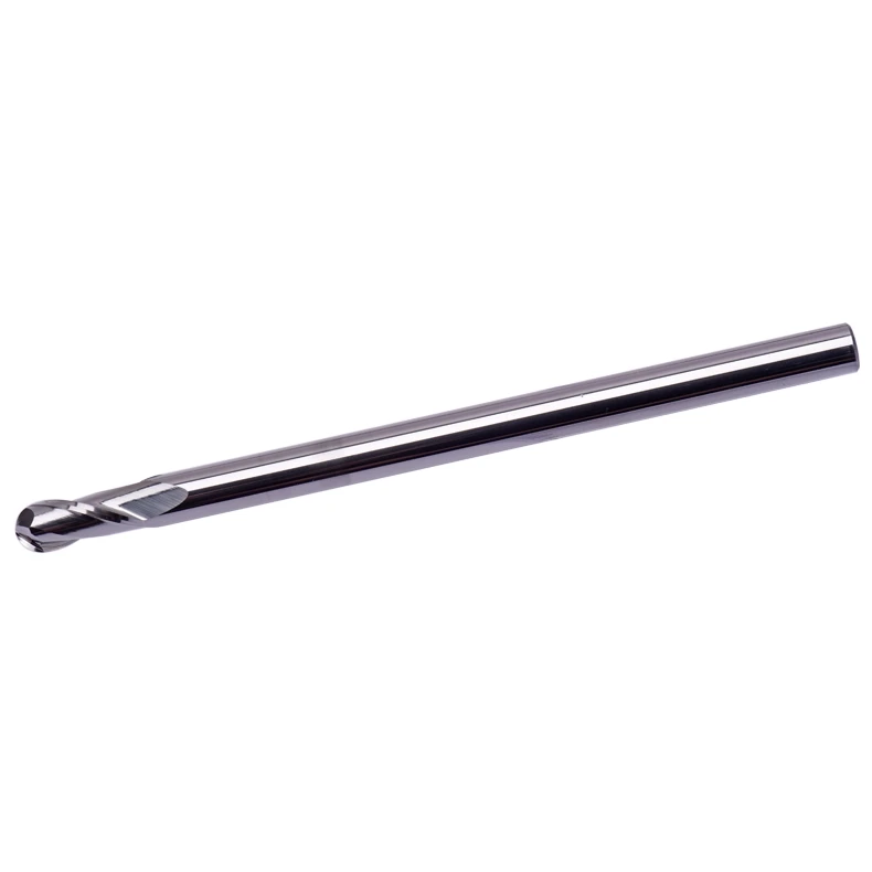 65-Degree Metal Ceramic Ball End Milling Cutter Non-coated Vertical 2 Cutting R1.5 R2.5 R3 OEM Customizable Mirror Machining