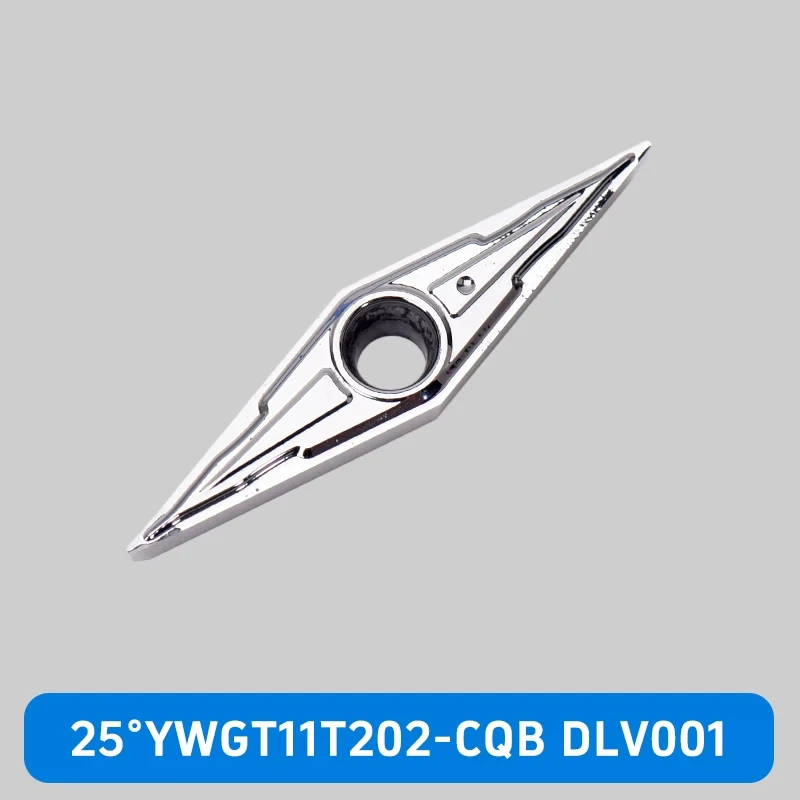 25 Degree CNC V-Pulley Grooving Carbide Inserts YWGT11T202-CQB YWGT11T204-CQB YWMT11T202-CQB YWMT11T204-CQB for V Belt Pulley Machining