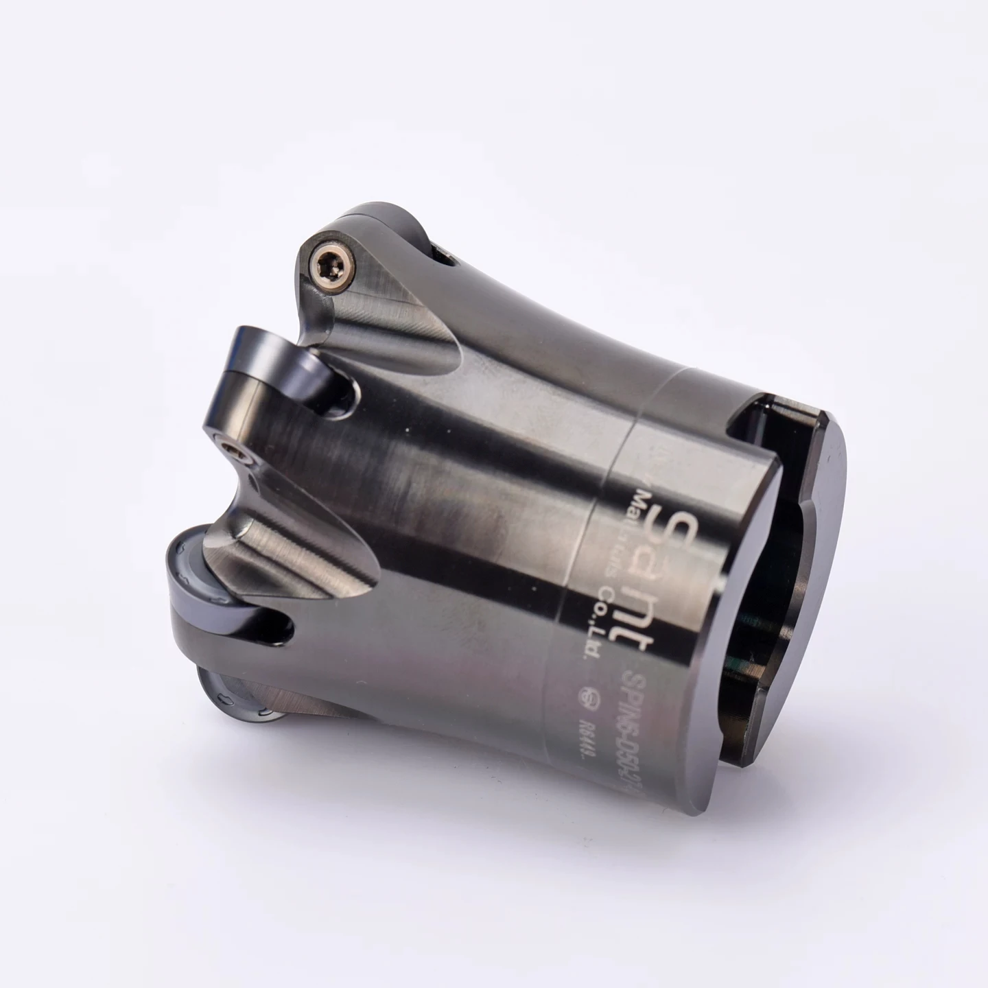 CNC Self-Rotating Insert Face Mill SPIN-D50-22-6Z, 6 Flute D50 Hole 22 Milling Tool for Nickel-Based High-Temperature Superalloy R6449 BS1001