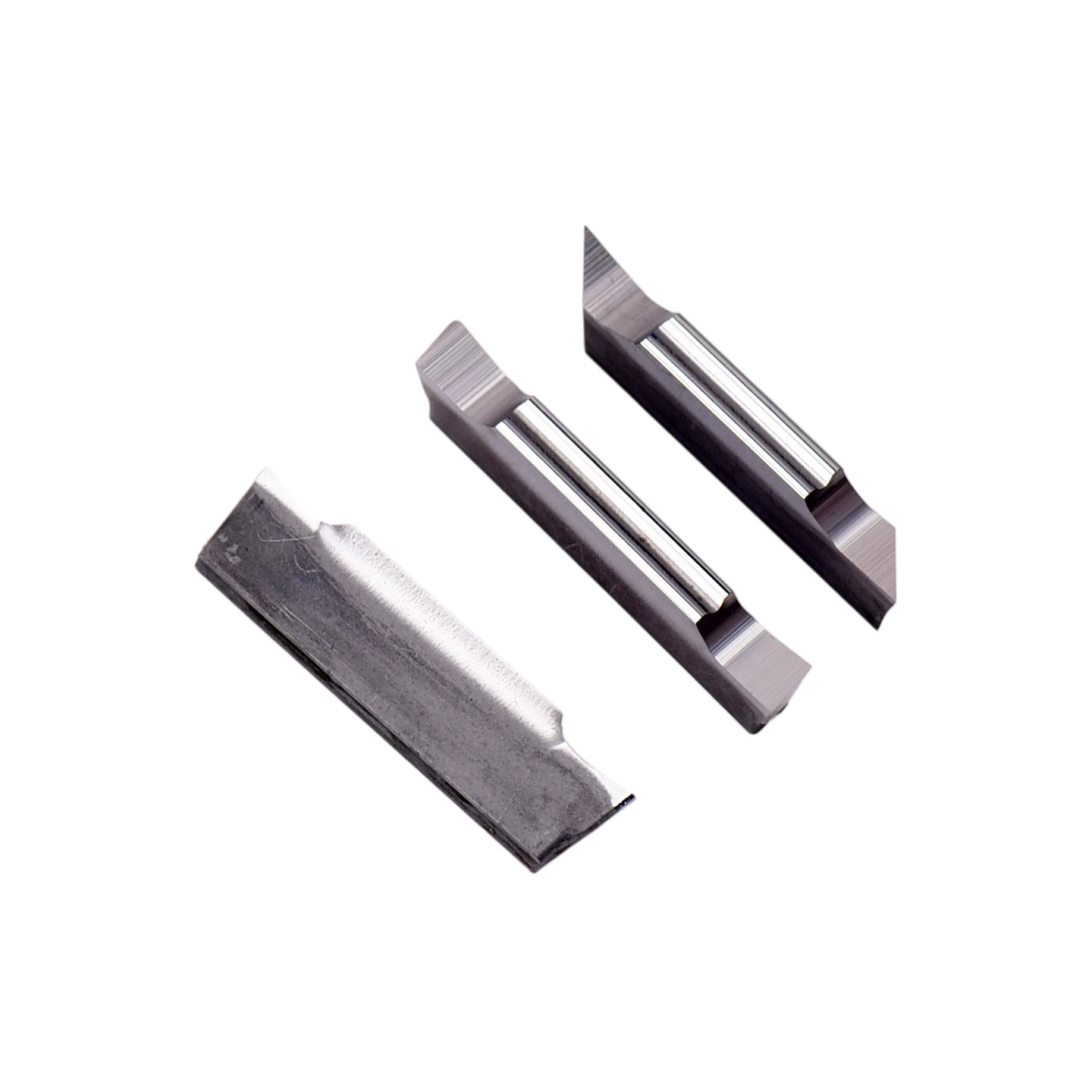 Carbide Angled Parting Inserts MGGN200 MGGN300 MGGN400 R/L8 R/L15 R/L45, Swiss CNC Lathe Cut-off Turning Inserts for Aluminum Alloy Machining