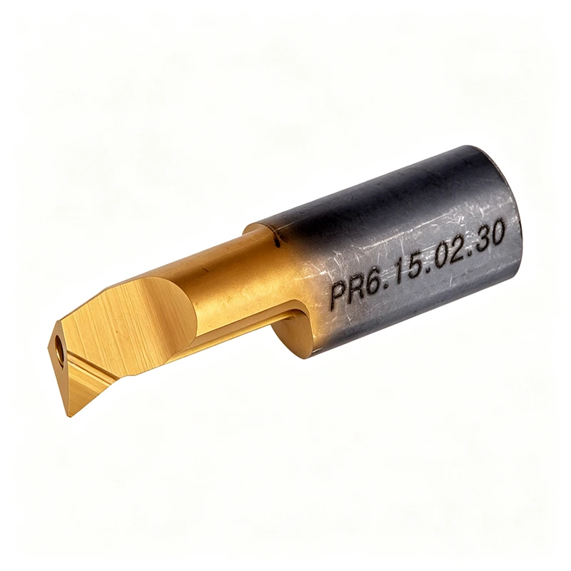 Horn Style Solid Carbide Small Bore Boring Tool SD-MPR 6R0.2 L15 30, Through Internal Coolant Small Diameter Internal Turning Tool