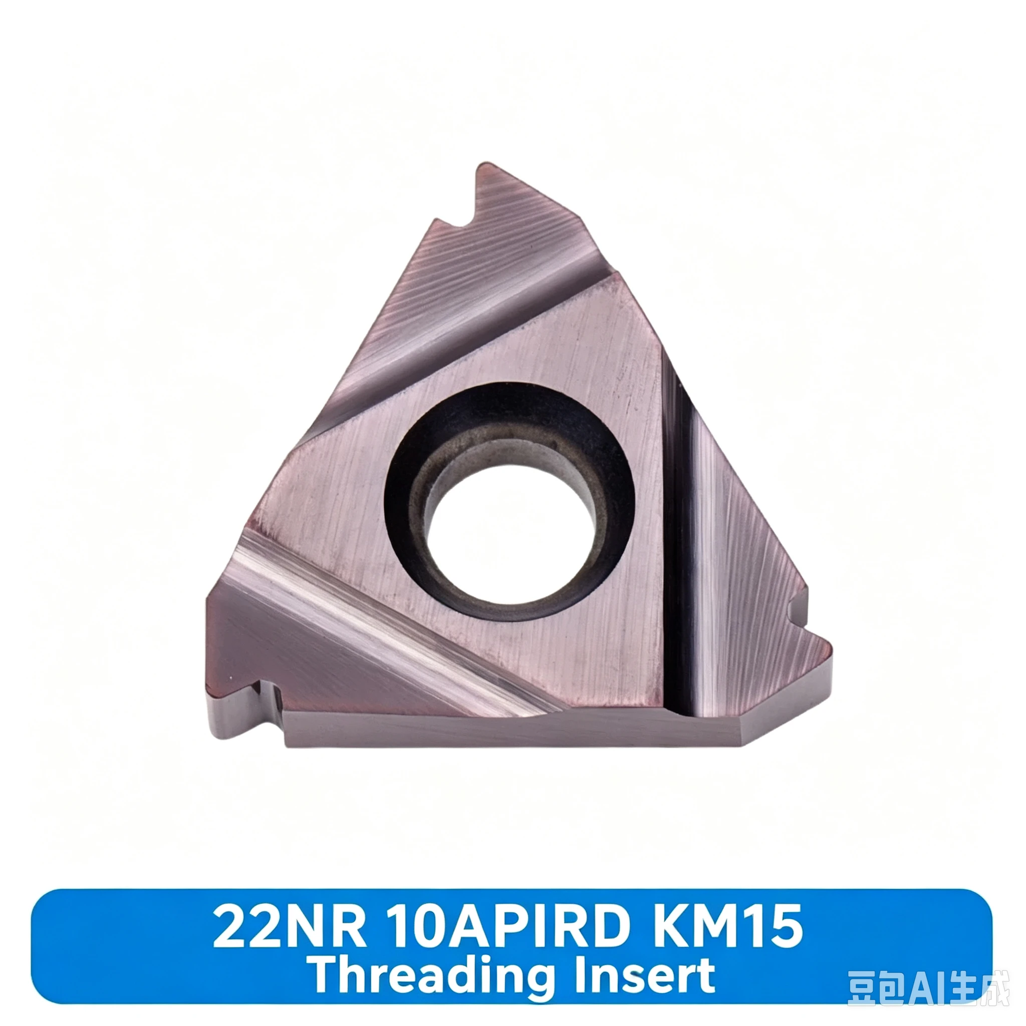 CNC Lathe Carbide Thread Turning Insert 16NR 22ER 27NR APIRD 4API382 383 502 503, KM15 Grade API Standard Threading Insert for Metal Workpieces