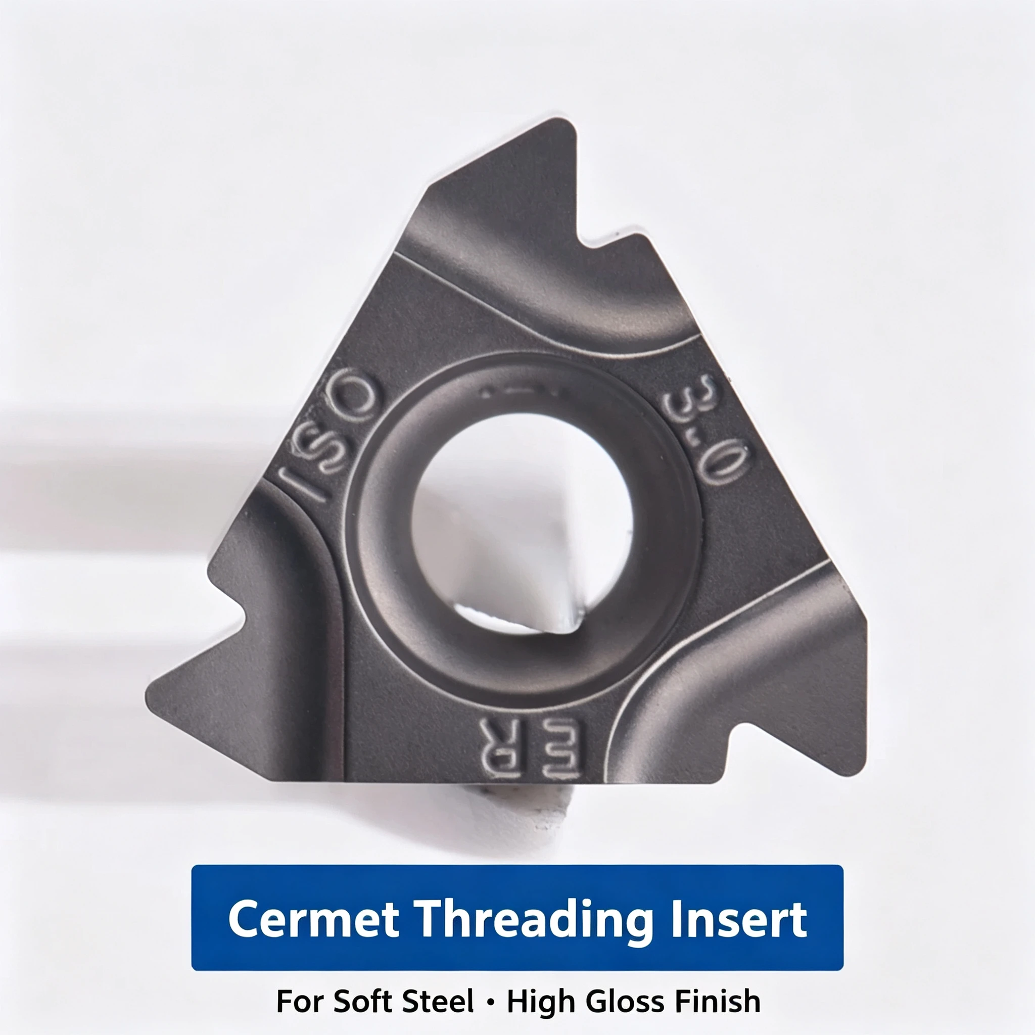Metal Ceramic Thread Insert High Gloss 16ER AG60 1.5ISO IR 2.0 KN