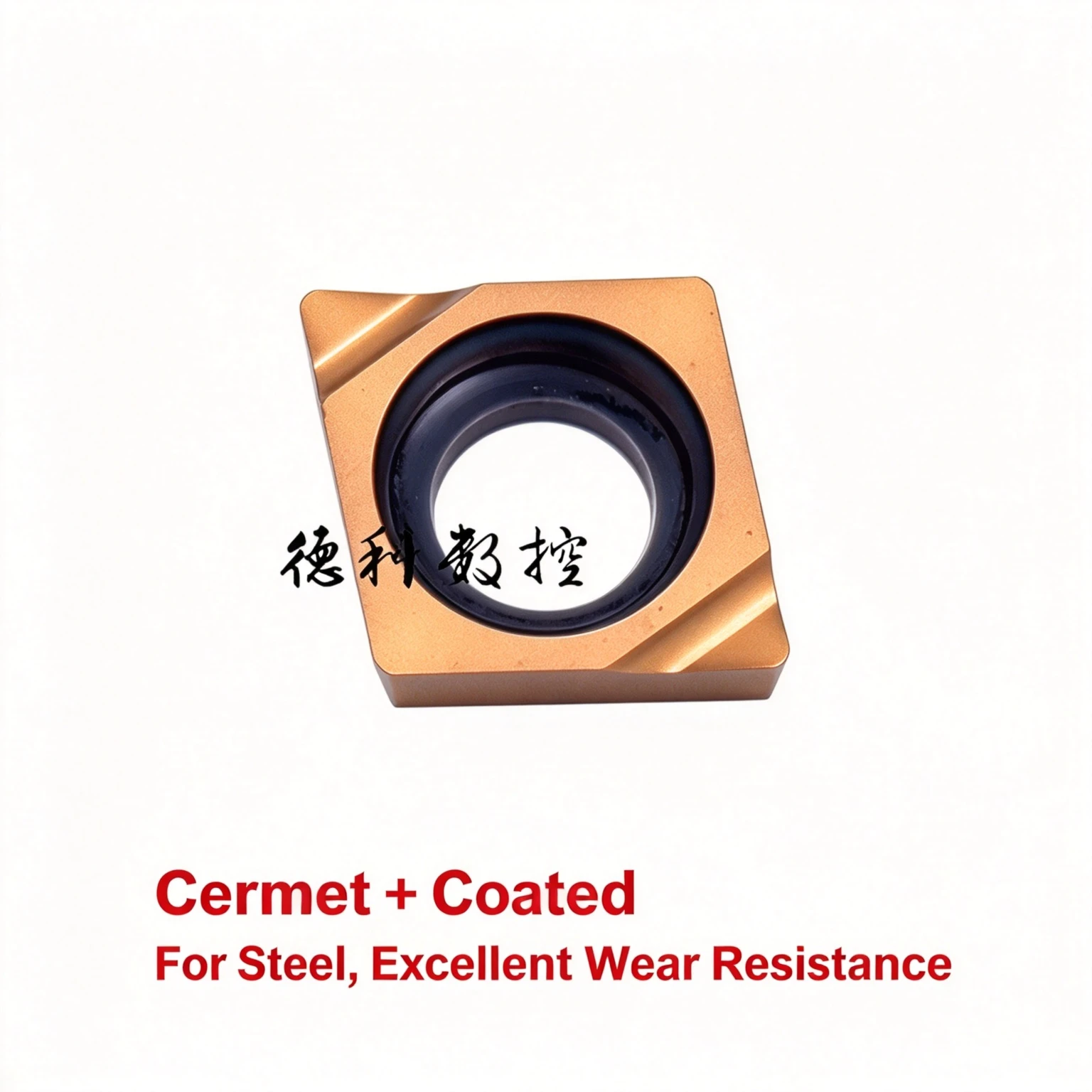 Stainless Steel Fine Boring Insert OEM CCGT030102/030104L-F for TURNING CENTER Titanium Aluminum Nitride Coated Instead