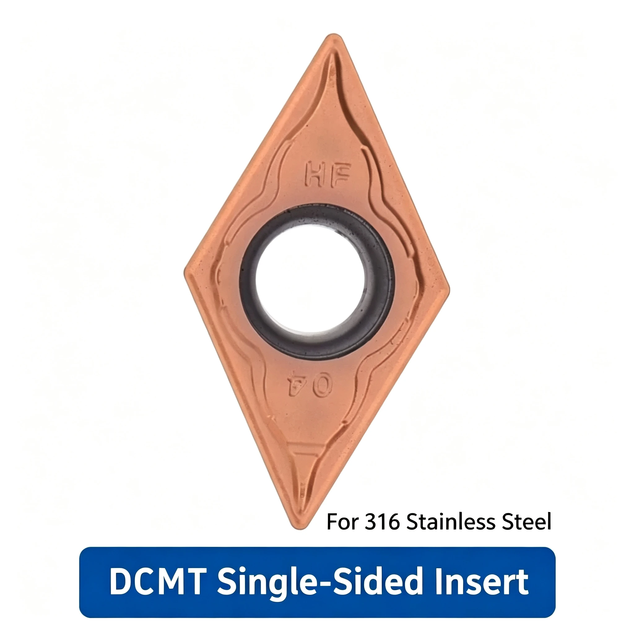 316 Stainless Steel Special Blade DCMT070204-DF 11T304 KM242Z Wear-resistant
