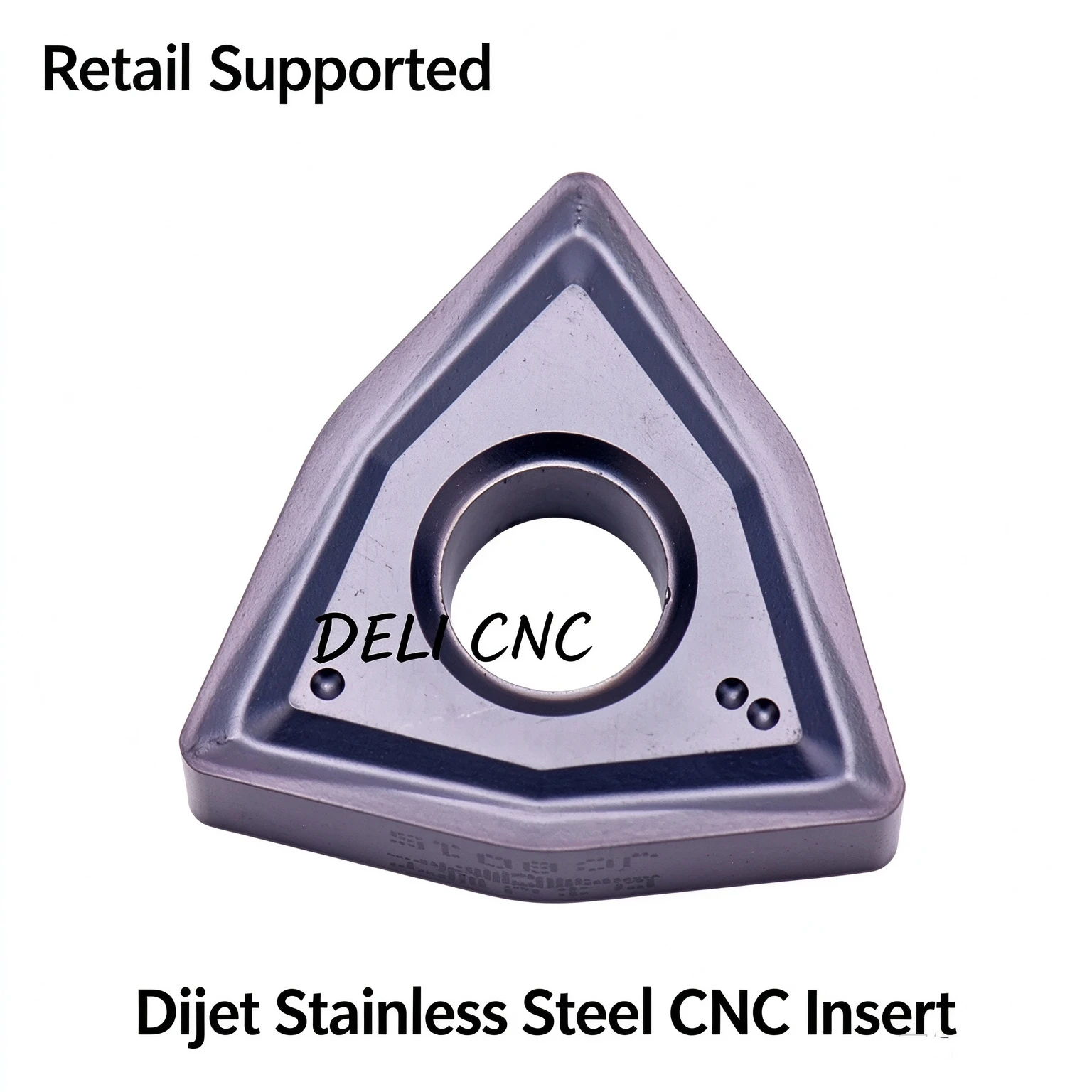Dijet CNC Turning Tool with WNMG080404-SF JC8015 High Precision Blade Tiain Coated Hrc42-60