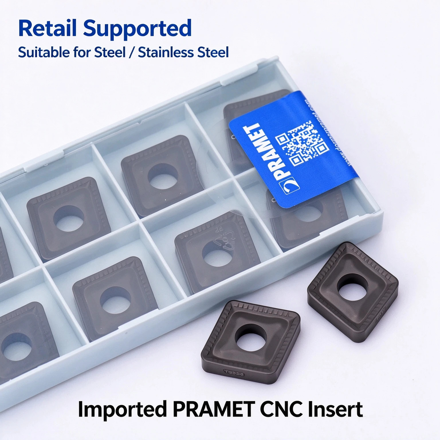 PRAMET Blade CNMM190624E-HR T9335 65HRC Altin Coated Triangle Shape Stainless Steel CNC Turning Tool 19.05mm 1 Year Warranty