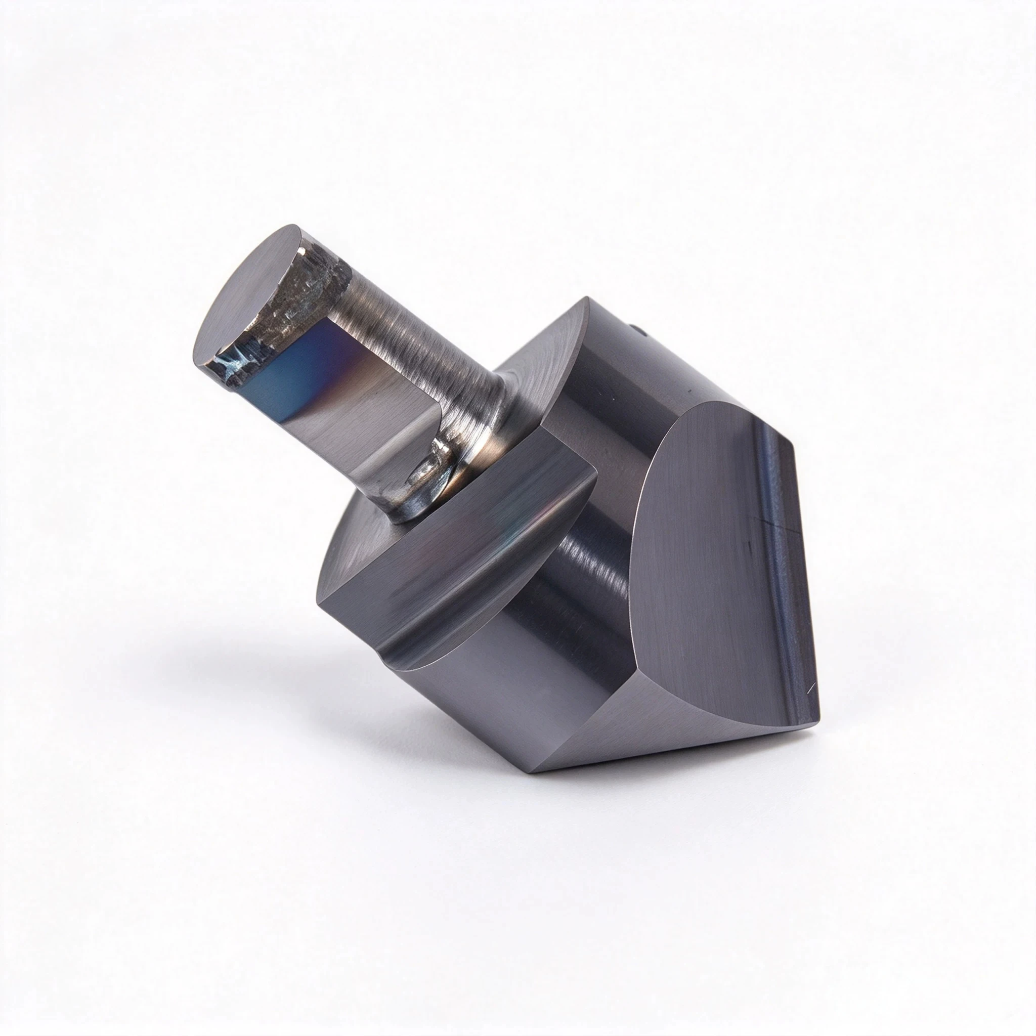 45 Degree Indexable Chamfer Drill, Carbide Replaceable Tip, D6 D8 D10 D12, Combined Centering & Chamfering Cutter for Metal Machining