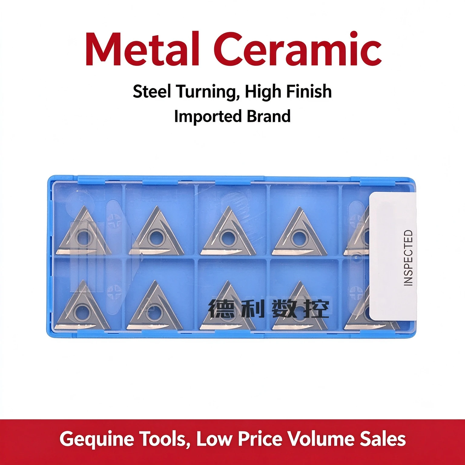 Japanese Inserts TNMG160404R-C 160408 TN60 Metric Counterbore Hex Shank Metal Ceramic Material 3-Year Warranty