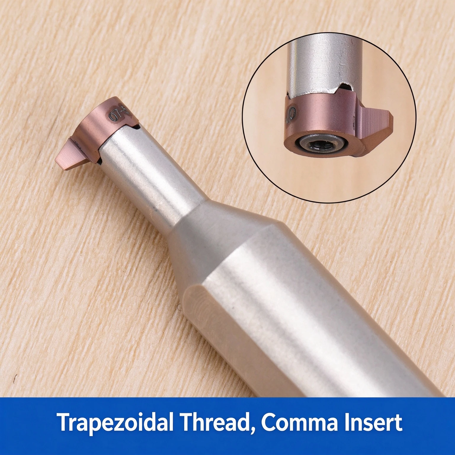 High Quality Kenners Carbide Insert MG-H12 & MG-H16 Trapezoidal and Comma Thread Blade for Lathe Machine with 3 Years Warranty