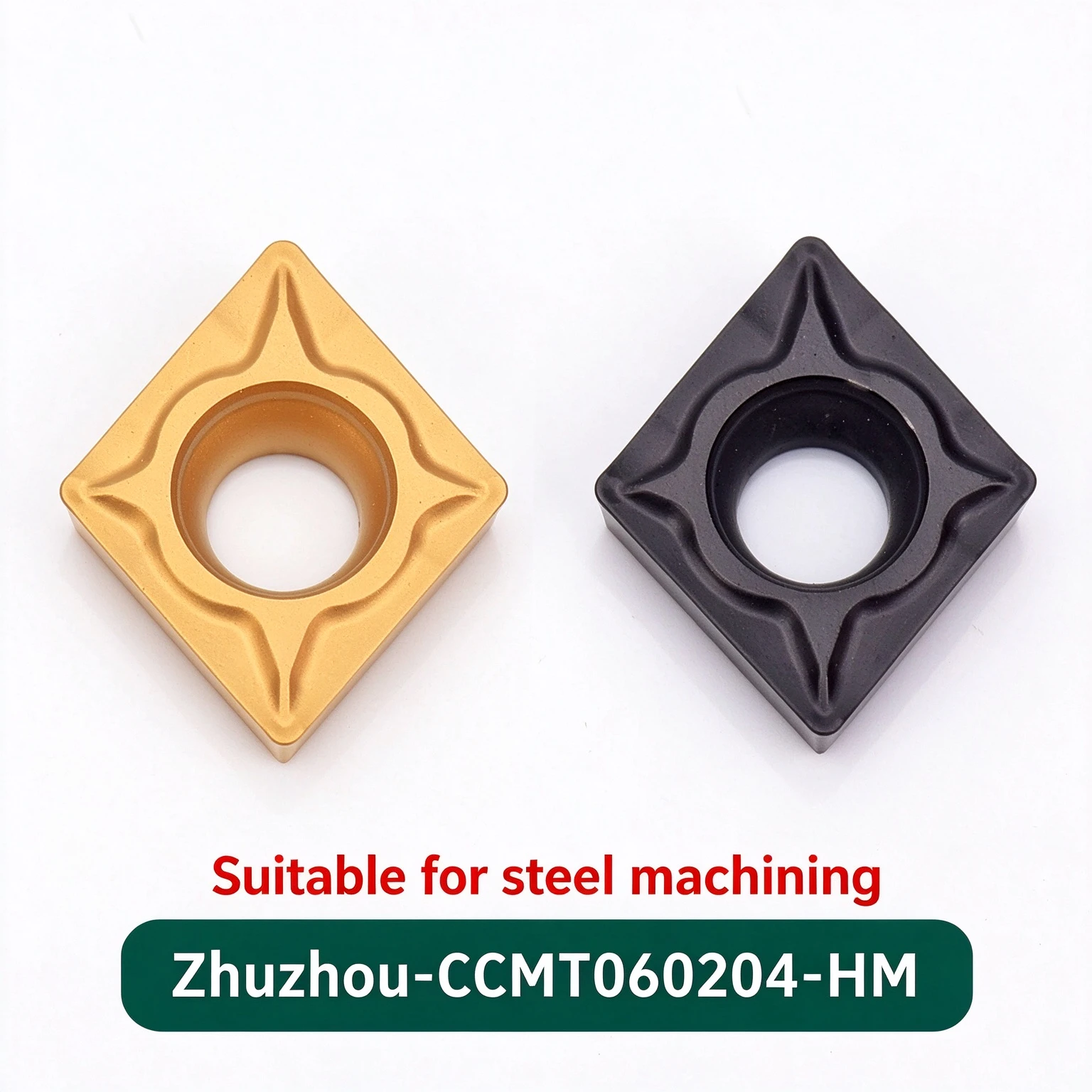 Zhuzhou Blade CCMT060204-HM YBC251 252 Special for Steel Parts