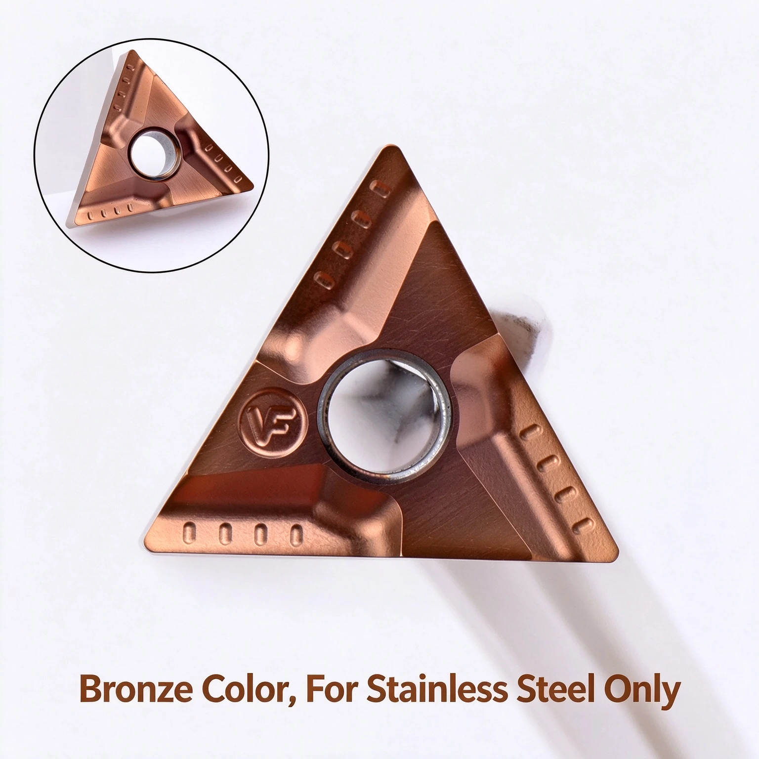 KEUE CNC Special Stainless Steel TNMG160404/160408L-VF R-VF CNC Blade KM242/KM242R for Turning Tool Hra 92.5 Hardness 3-Year