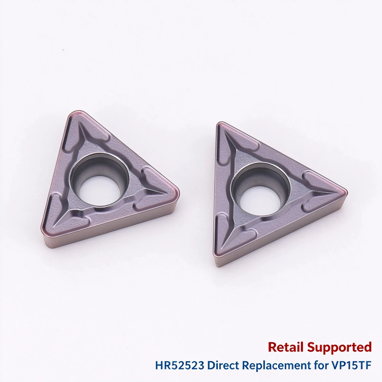 TCMT110204 110208 HR52523C Is a Substitute for VP15TF Stainless Steel Inserts With Hardening