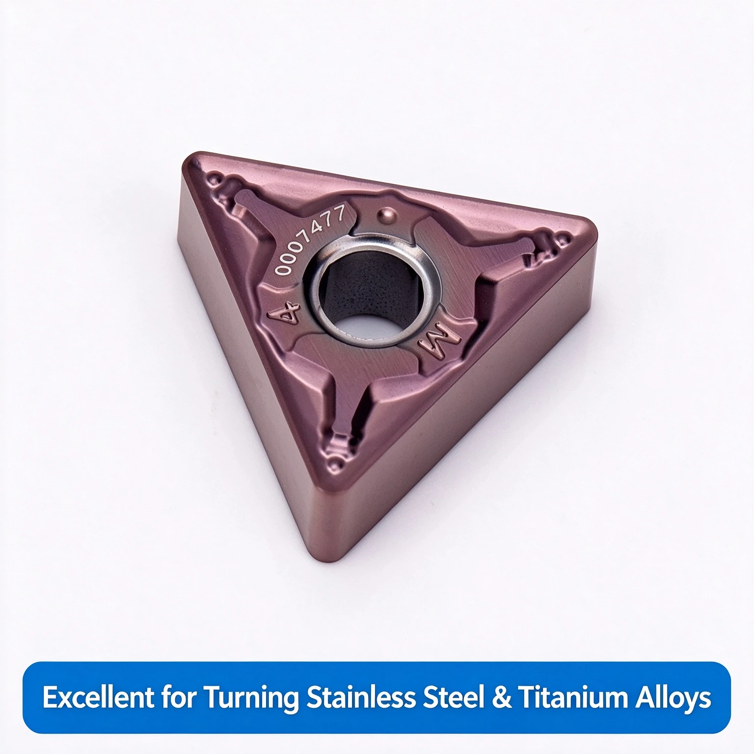 TNMG160408-M4 MP3035 Zhuzhou Sol Stainless Steel Titanium Alloy Rough Machining Blade