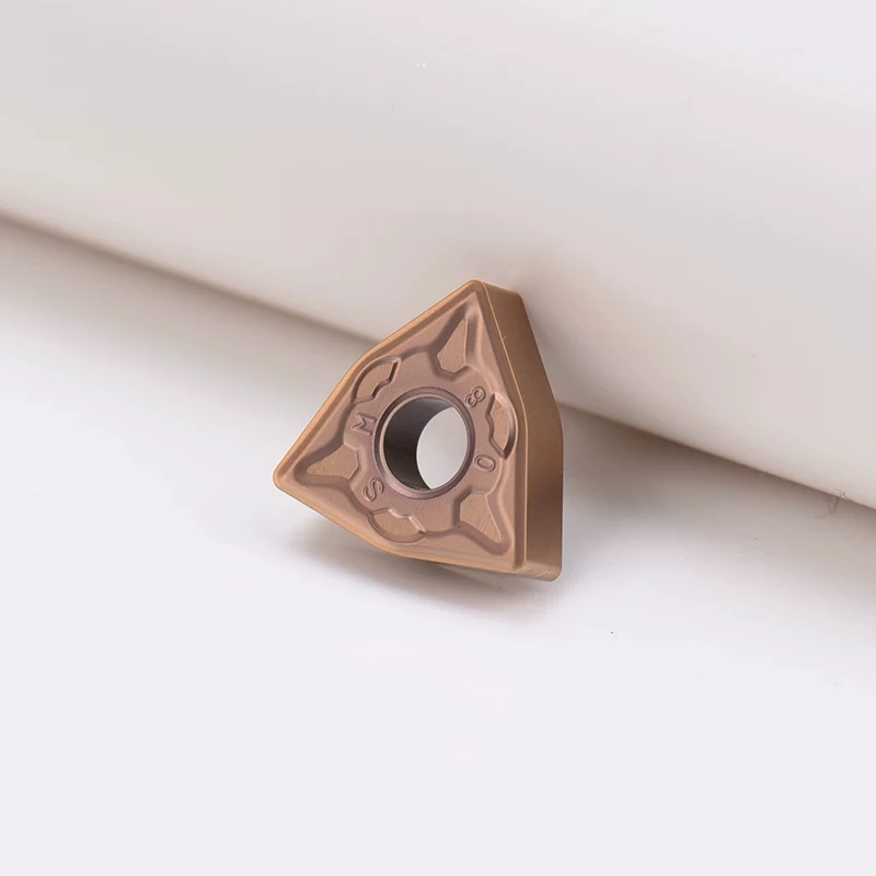 KEUE CNC WNMG080408-SM2 CT1029 Triangle Stainless Steel Roughing Special Blade for CNC Lathe Tungsten Steel 3-Year Warranty