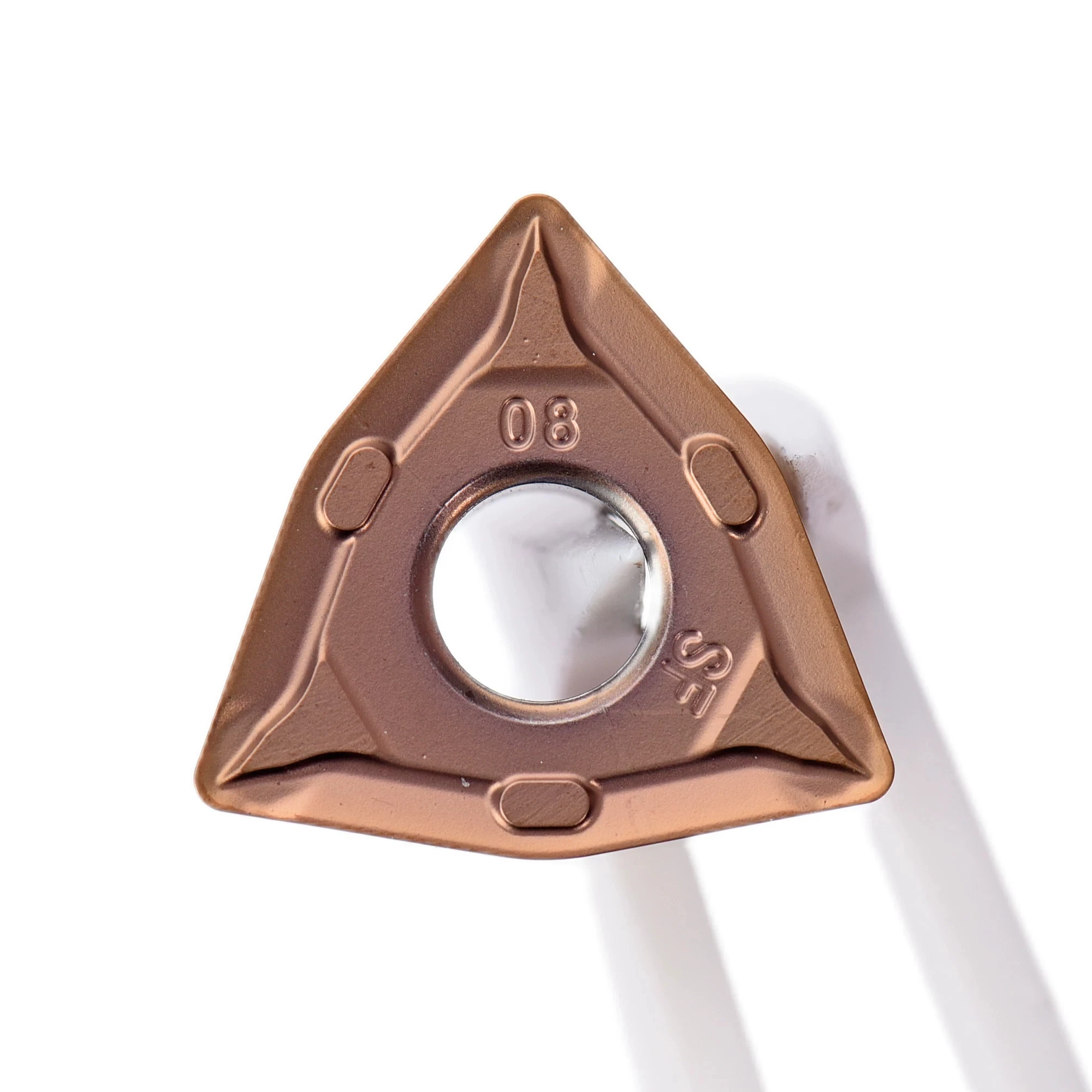KEUE CNC WNMG080404-SF2/WNMG080408-SF2/CT1029 Triangle Stainless Steel Special CNC Blade for Chip Breaking Processing 3-Year