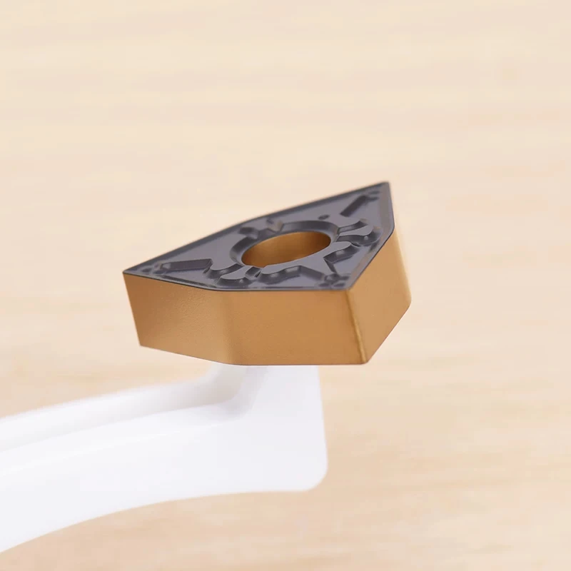 KEUE CNC WNMG080404-TM 080408 080412 KM8225 Special Steel Parts Titanium Aluminum Nitride Coated 45HRC External Turning Tool