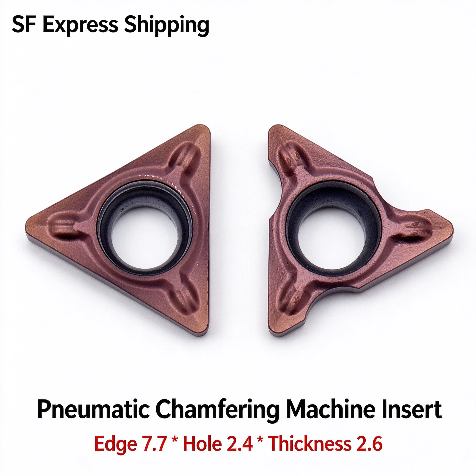 Hand-held Pneumatic Machine Chamferer Alloy Coated Blade TPMT080204N-SU Inverted C Angle R