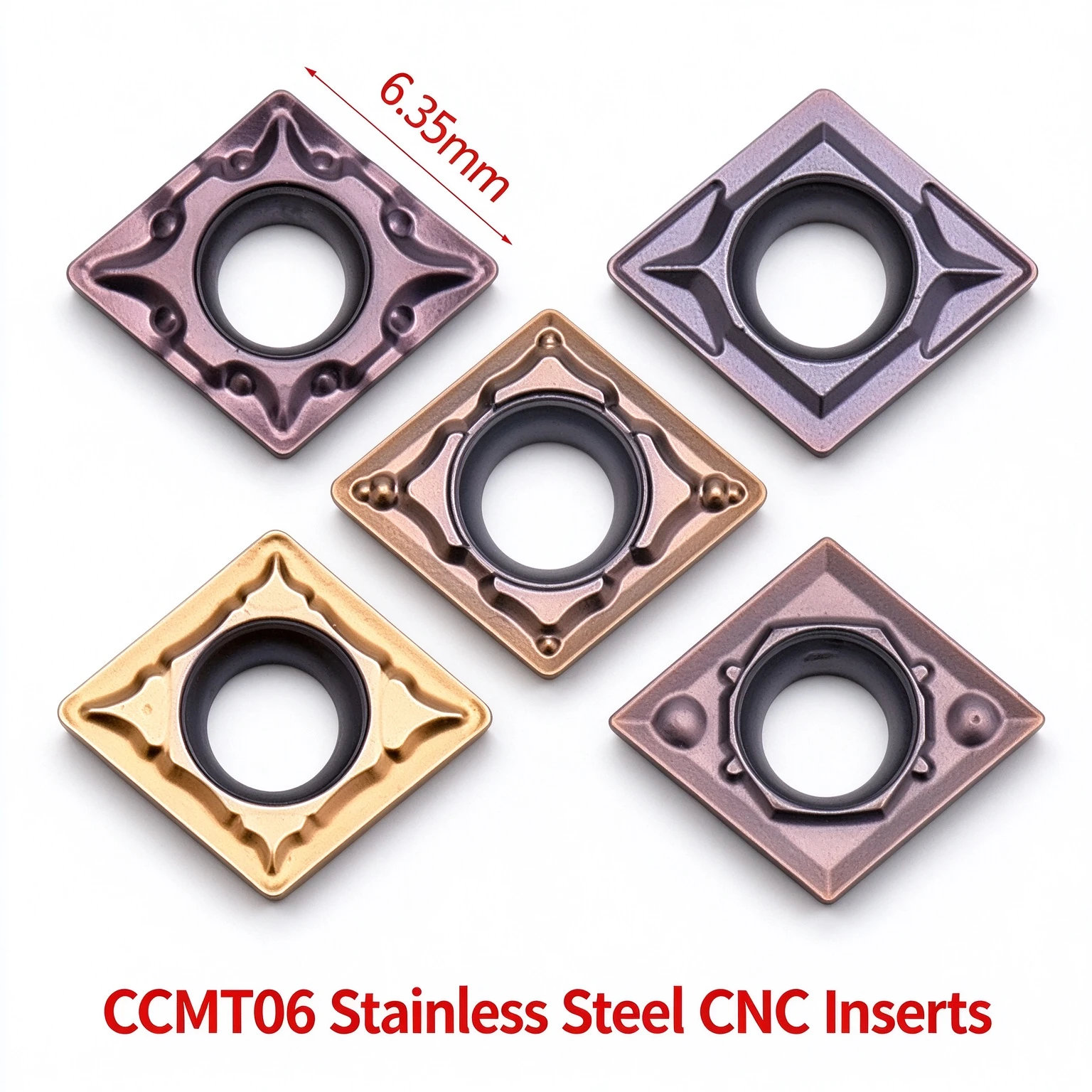Blade CCMT060204 060202 060208 -HQ HMP KM3325 Machining Stainless Steel