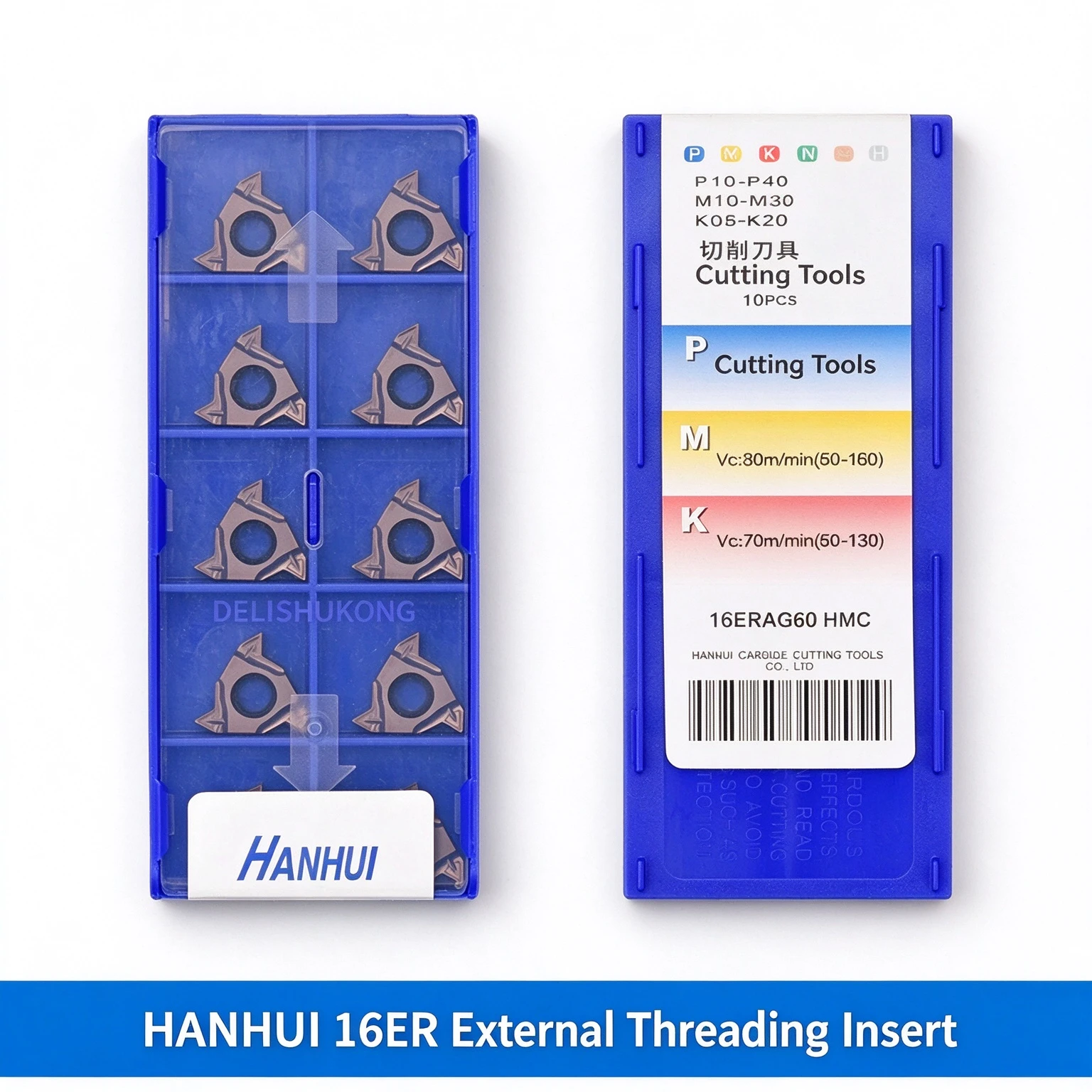 Hanhui HANHUI External Thread Blade 16ER AG60 55 1.0 1.25 1.5 2.5 3.0 HMC