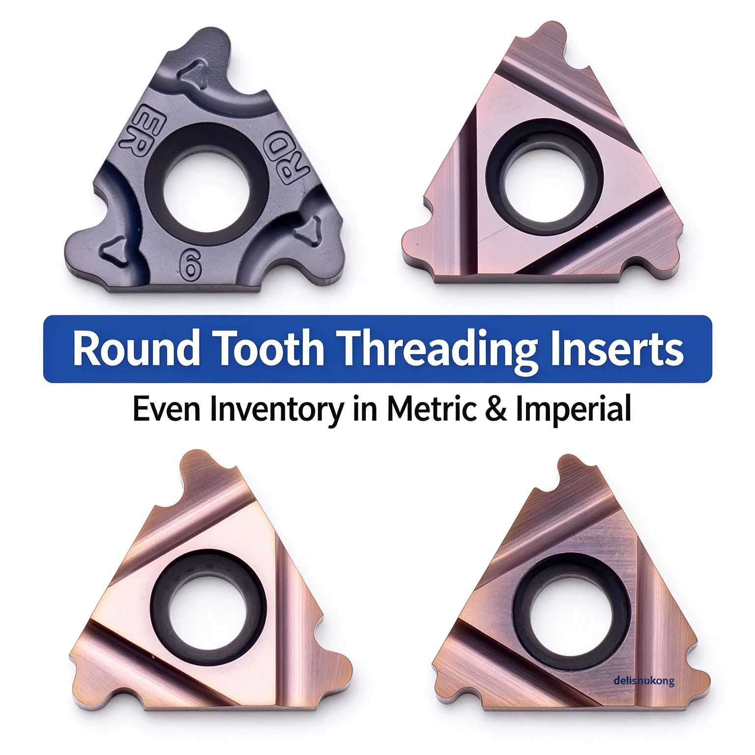 30 Degree Inner And Outer Circular Tooth Thread Insert ROUND16ER6/8RD IR6/8 GR928 Arc