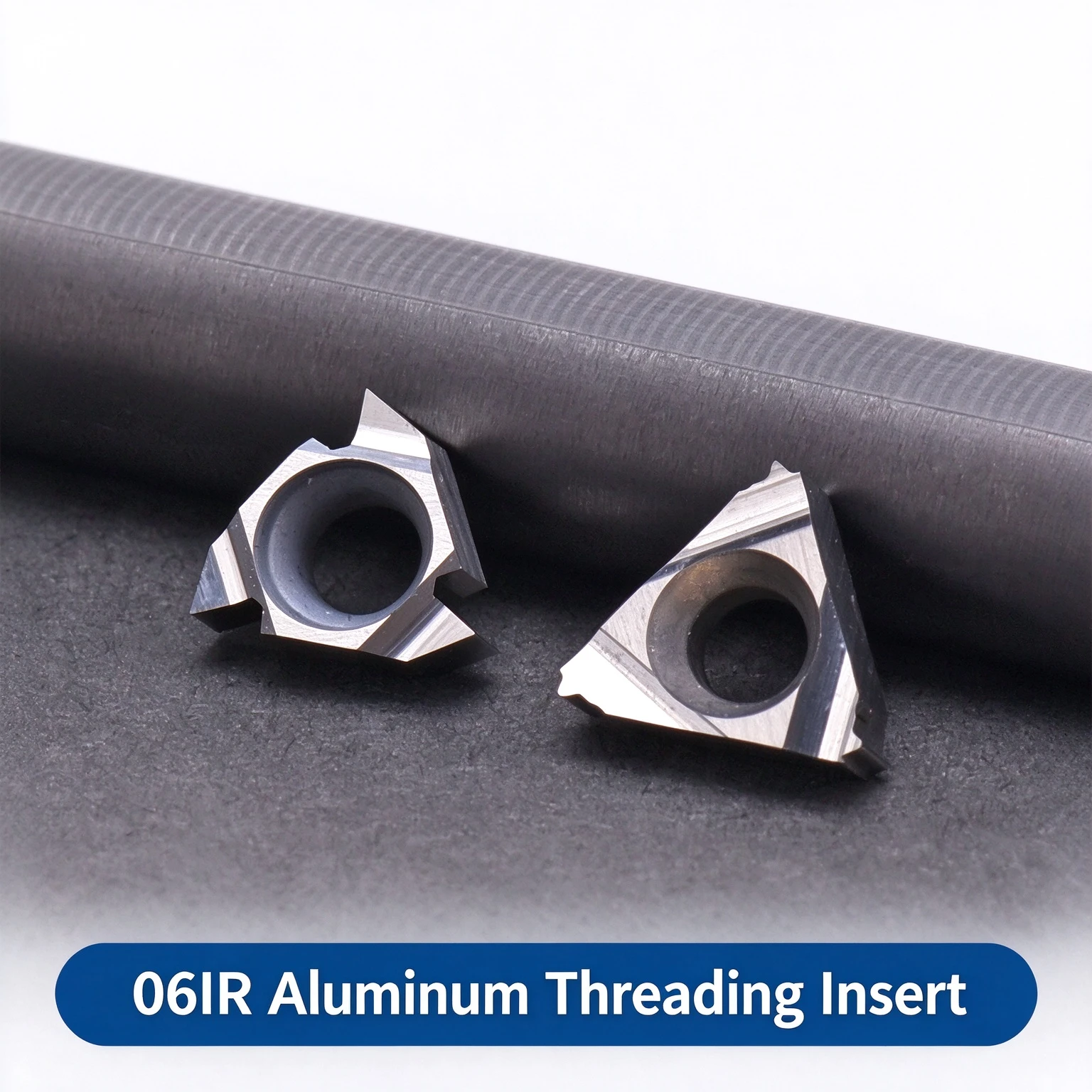 Metric Counterbore for Aluminum 11IR A60 A55 1.0ISO 1.25 1.5 2.0 KH01 Bright Uncoated Hex Shank