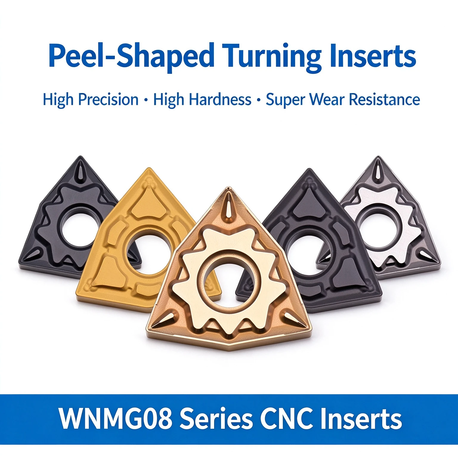 Steel Parts Special Blade WNMG080408-HQ CA5525 KM2 025 240 Chip Breaking Effect Is Good