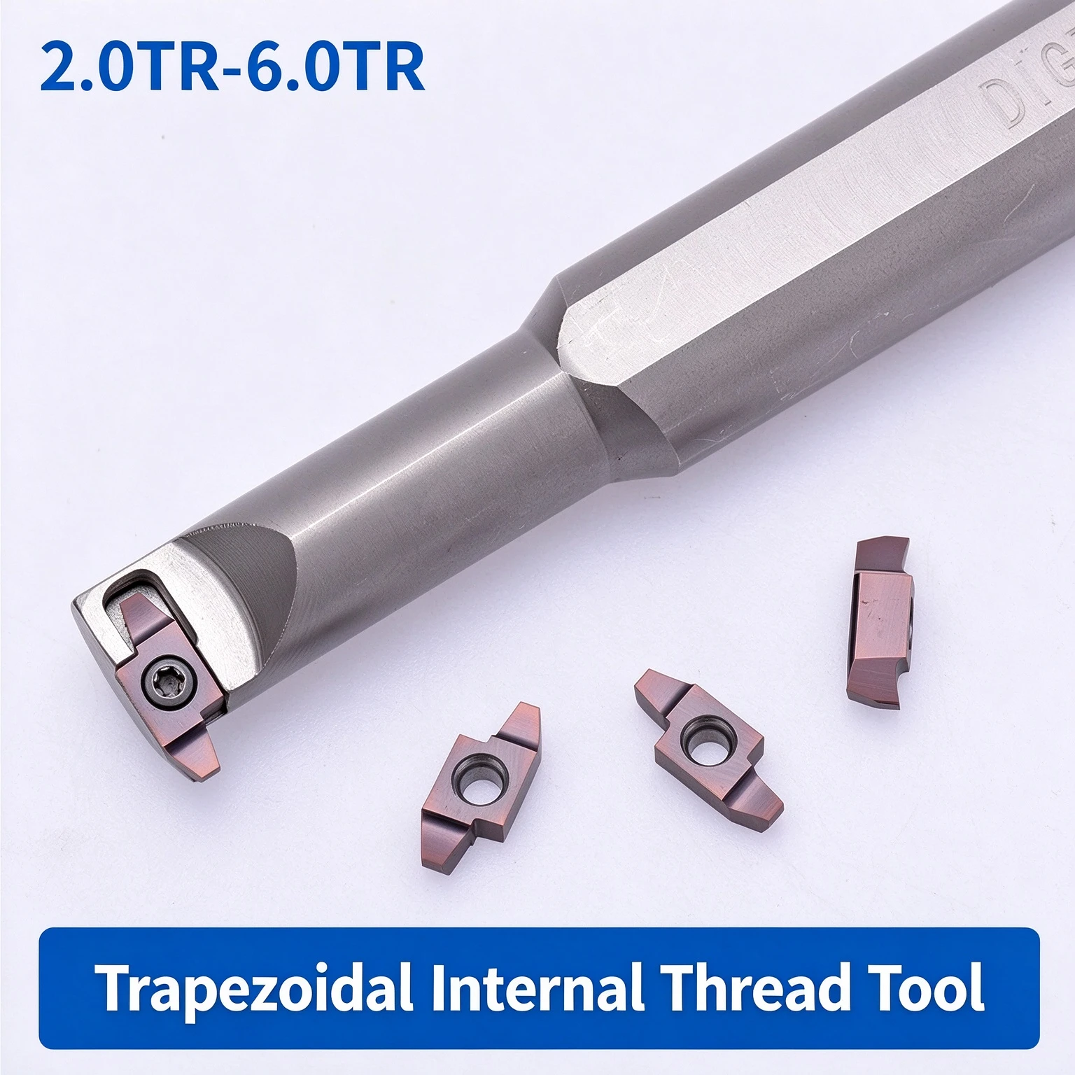 Trapezoidal T-Threaded Insert GER2.0TR 3.0 4.0-B 5.0 6.0-D KM15H
