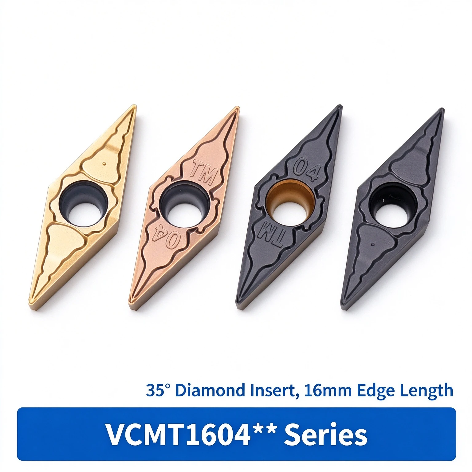 Blade VCMT160404 160408-PC Replaces TT9080 Stainless Steel Outer Circle Inner Hole Cutter