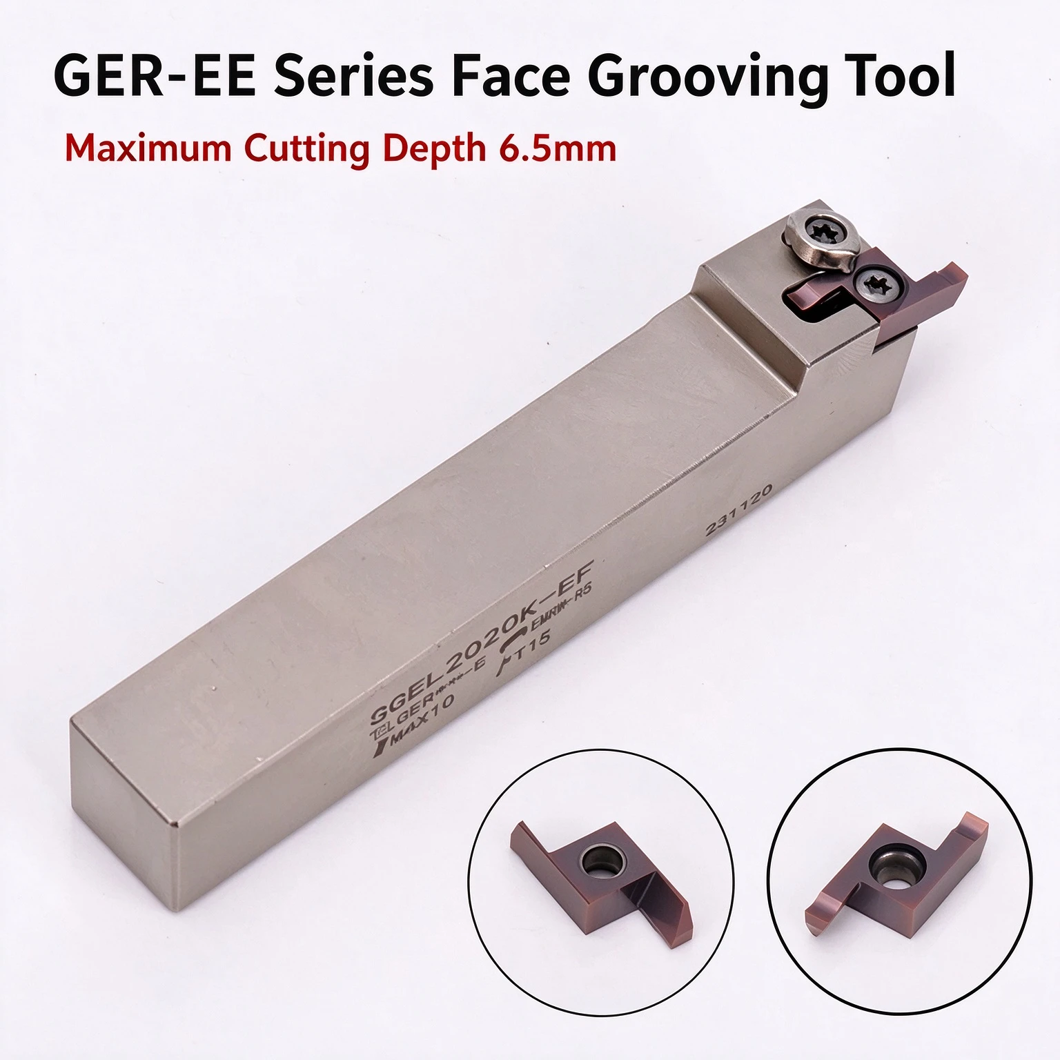 SGEL2020K-E End Face Grooving Cutter GER200-EE-T6.5 300 400 150-EE Ring