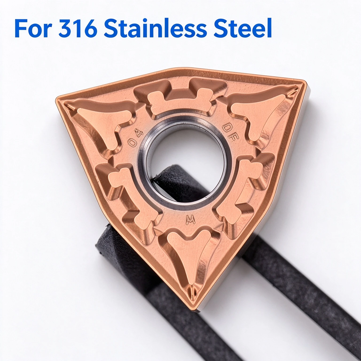 316 Stainless Steel Blade WNMG080408-DF KM242Z OEM KEUE CNC Titanium Aluminum Nitride Coated 45HRC External Turning Tool for