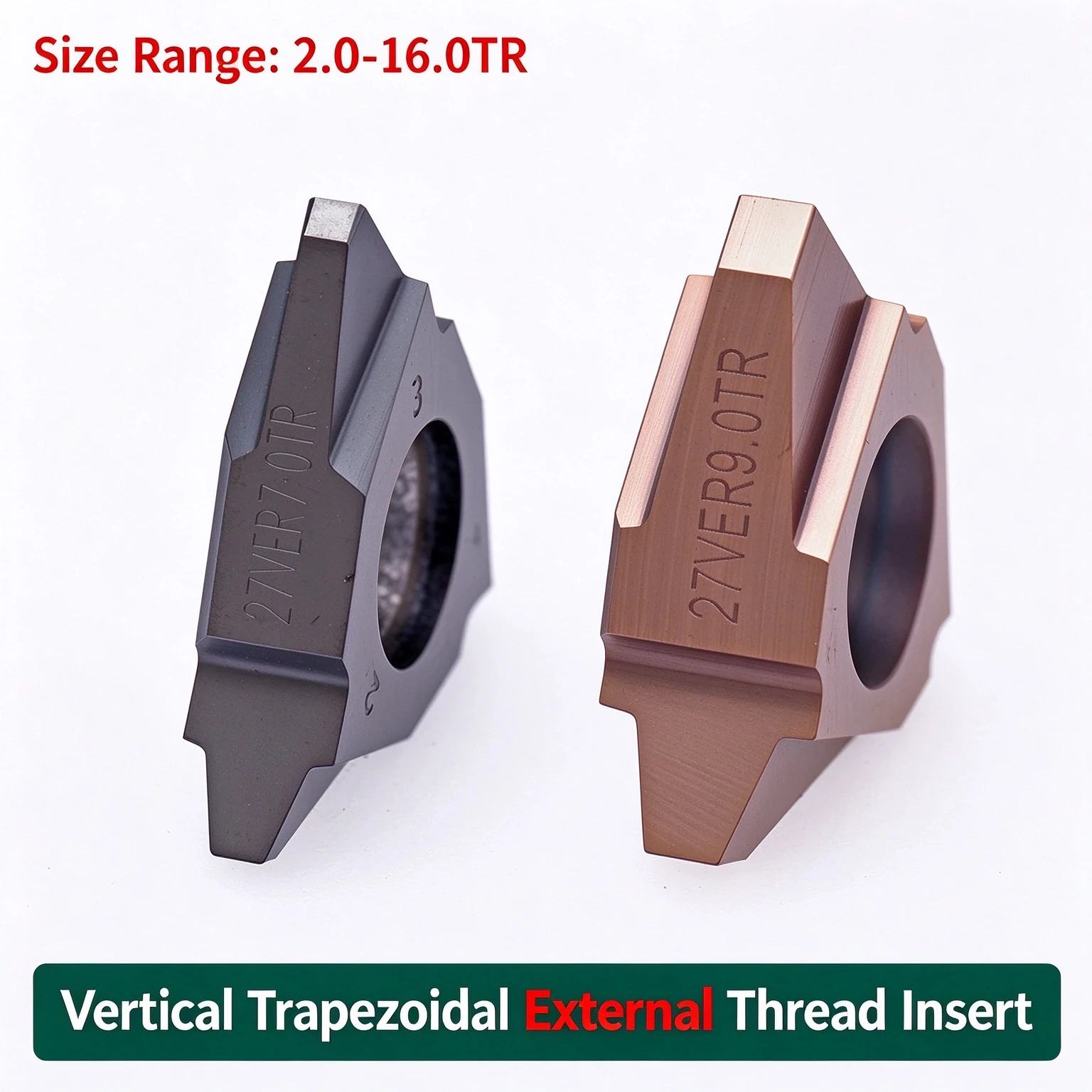 Ladder-mounted External Threaded Blade 22VER 27 2 3 4 5 6 7 8 9 10 12 14 16TR