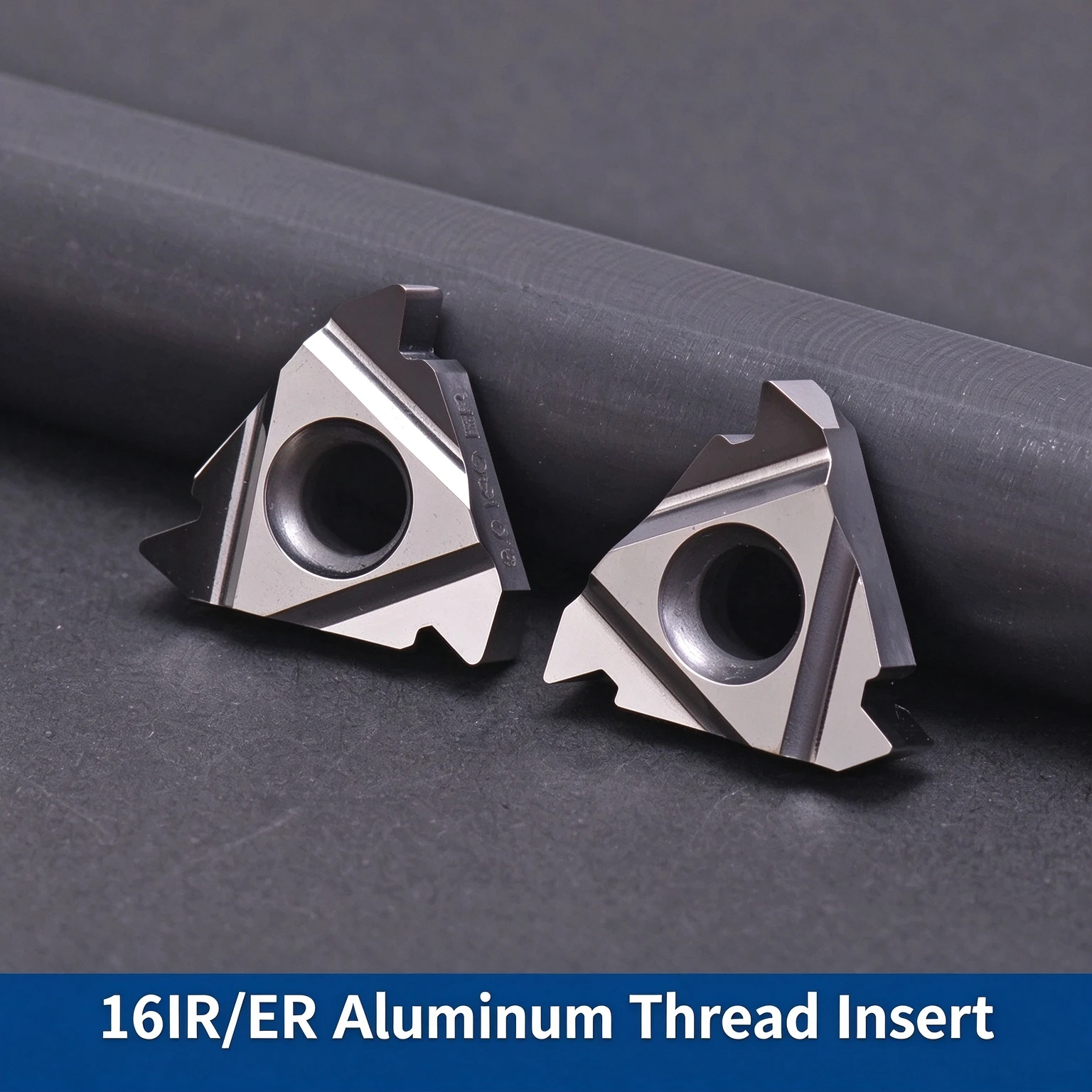 Threaded Insert for Aluminum Copper 16ER/IR AG60/55/1.5/2.0ISO/11W/14W Bright Uncoated Surface Finish 3-Year Warranty OEM