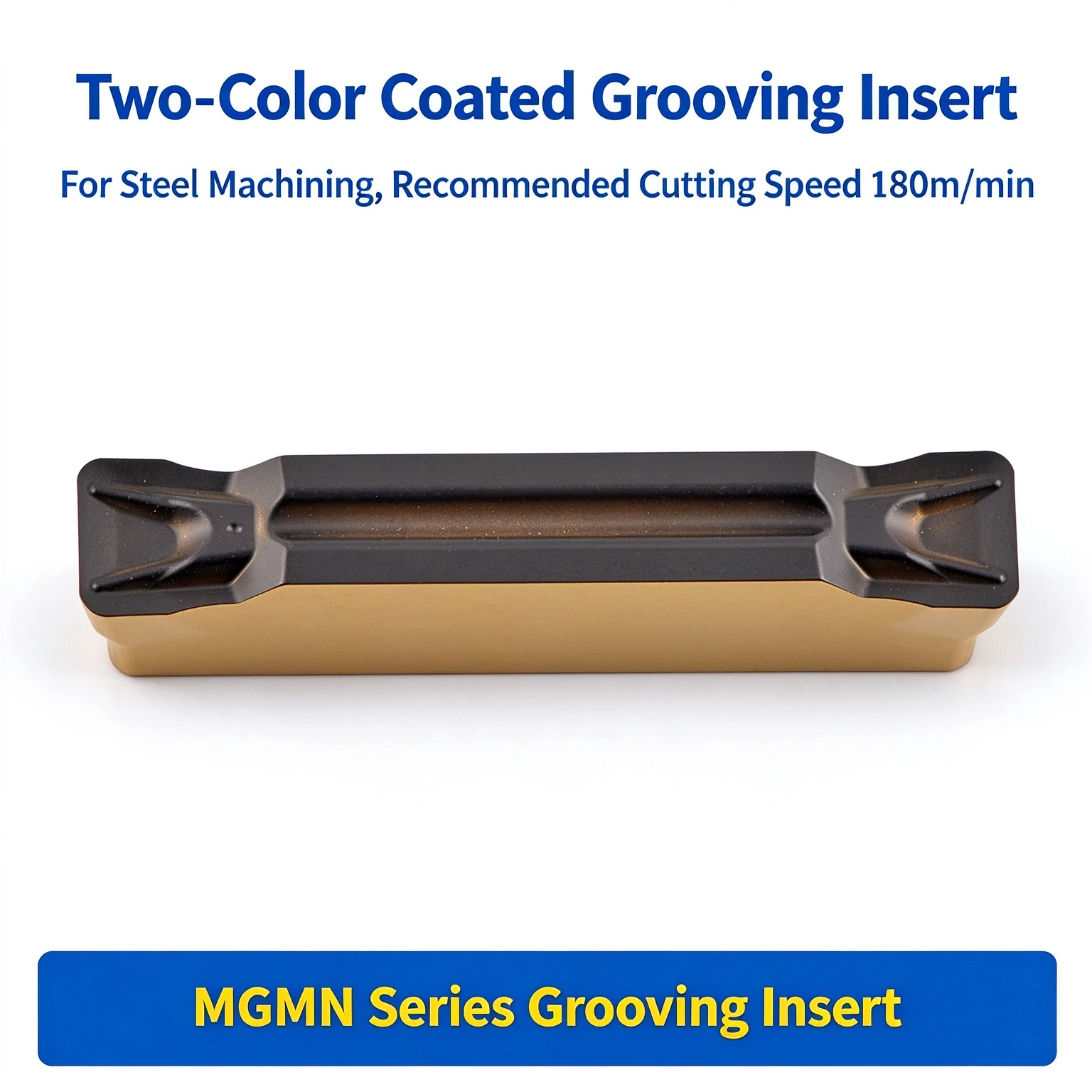 Two-color Coating Cutting Blade Grain High Linear Speed Slot MGMN200/300/400/500-T