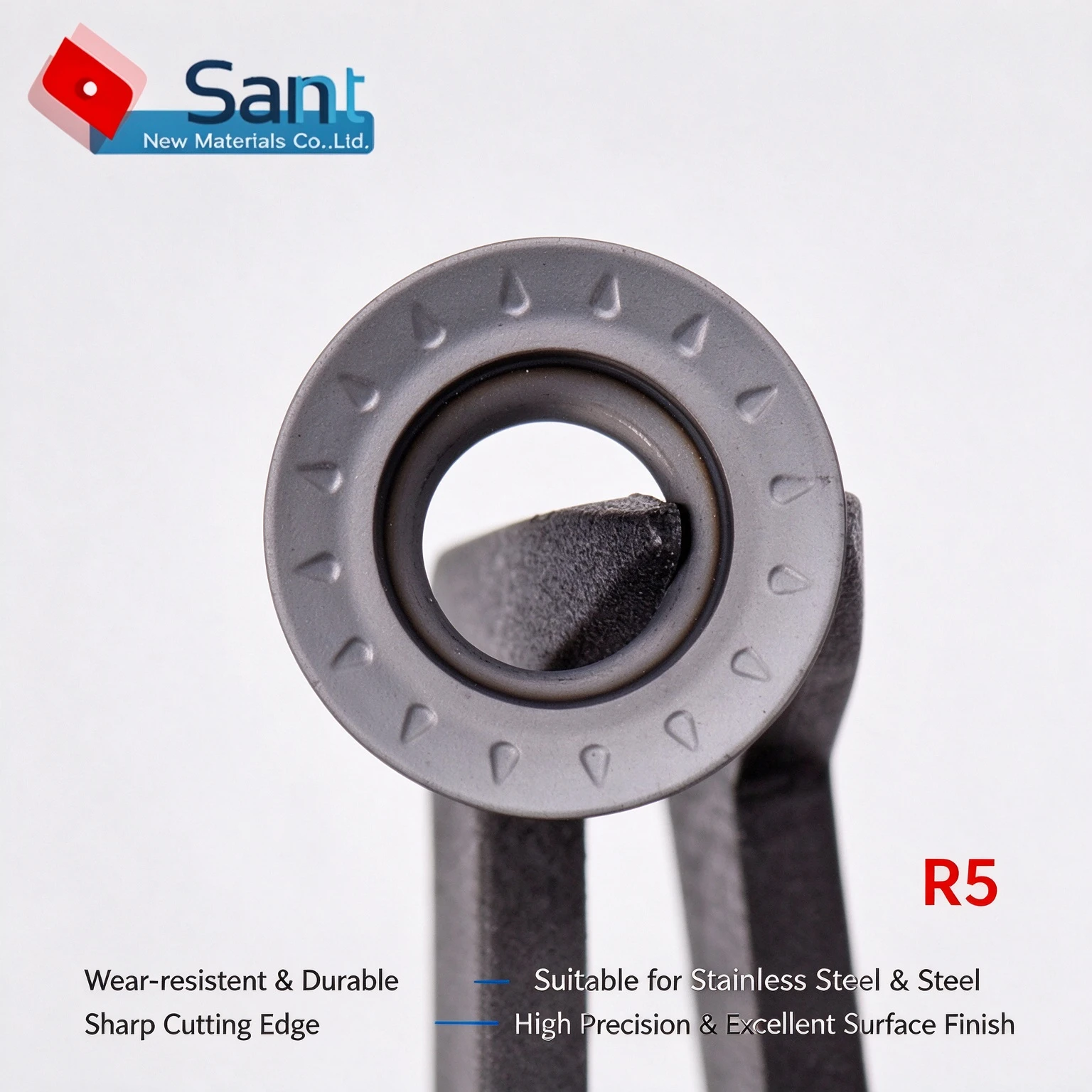 CNC Milling Cutter Blade RPMT10T3MO-EC BS1002 RDMT10T3MO-S BS1002 R5 Knife Round China